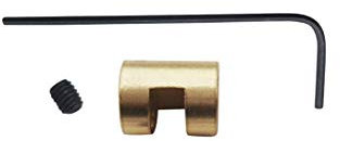 Folding Knife Thumb Stud for Buck and Other EDC Pocket Knives,Pack of 1 Set (Thumb Stud, Brass)