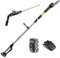 Murray 1688106 IQ18PSHK Potatore Telescopico a Batteria agli Ioni di Litio da 18 V, Kit 2-in-1 con Palo da 20 cm e Tagliasiepi da 41 cm, Batteria da 5.0 Ah e Caricatore Inclusi, Asta Telescopica