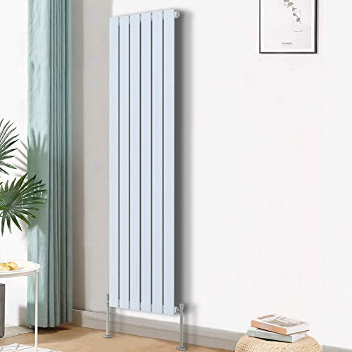 Blümme Vertical Single Flat Panel Designer Radiator Bathroom Heater Central Heating Radiators 1600 x 408mm White