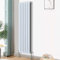 Blümme Vertical Single Flat Panel Designer Radiator Bathroom Heater Central Heating Radiators 1600 x 408mm White