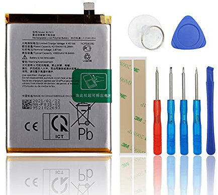 SwarKing Ersatz Akku Kompatibel mit OnePlus Nord N10 5G BE2029, BE2025 BLP815 with Toolkit