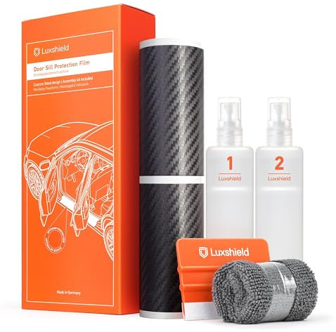 Luxshield Car Door Sill Protectors for Cupra Formentor KM7 I 2020-2025 - Paint Protection Film for Car Kick Plates Panel Covers Carbon