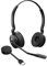 Jabra Engage 55 Schnurloses Stereo-Headset mit Link 400 USB-C DECT-Adapter - Mikrofon mit Geräuschunterdrückung, umfangreiche Reichweite - Für Google Meet und Zoom Zertifiziert - Schwarz