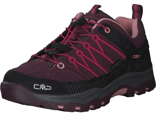 CMP Kinder Trekking Schuhe Rigel Low WP 3Q13244J Prugna-Peach 40