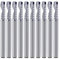 CNC-Fräser-Bits, Gravur-Bits, Schaftfräser, einschneidige Spirale,Upcut Router Bit,3.175mm Schaft,3.175mm Schnittdurchmesser,12mm Schnittlänge,Wolframstahl,Gravur,Schnitzwerkzeug-Set für MDF,Acryl,PVC