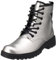 Geox J Casey Girl, Caviglia barca Bambine e ragazze, Grigio (Dk Silver/Black), 38 EU
