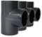 Paradies Pool PVC Fitting T-Stück Ø 50mm 90° mit Klebemuffen, PVC-U Muffe Rohrverbinder Rohr Schlauch Klebefitting zum verkleben, Qualität aus Europa, Menge: 3 Stück