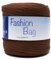 Woolove - Fashion Bag - Fettuccia in cotone elastica resistente ricavata da tagli di tessuto peso 700 gr per Ferri/uncinetto: 6.00/7.00 Marrone 52