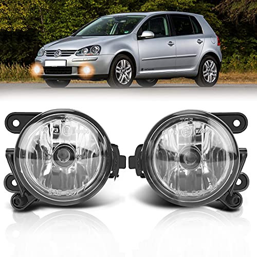 AutoBeeDen Nebelscheinwerfer für Volkswagen VW Golf V 5 (1K1/1K5) 11/2004-06/2009, 1K0941699C 1K0941700C (Klar)