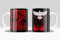 newseny Taza de grupo de música Heavy Metal System of a Down - Regalo para los fans del Rock System of a Down | Cerámica 355ml (System of a Down Rojo)