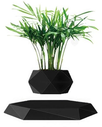 Rolamumu Plantes en pot à lévitation magnétique, pots de fleurs rotatifs, adaptés pour la décoration de la maison, bonsaï, ornements de mode créatifs (couleur : B)
