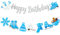 Eislaufen Geburtstag Banner Party Dekorationen Silber Glitzer für Winter Geburtstagsfeier Geschlecht Offenbaren Supplies, MonBN-95