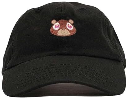 Baseball Cap Bär Dad Schöne Baseball Cap Sommer Für Männer Frauen Snapback Unisex Hip Hop Hut-Schwarz-Einstellbar