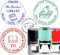 Selbstfärbender Stempel Personalisiert Kundenspezifische Logo Name Design Buchliebhaber Geschenk für Visitenkarten Papier Dokumente (Stil 2)