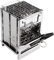 SUMMITDRAGON Wood Burning Barbecue BBQ Stainless Steel Folding Camp Barbecue Stove For Cooking Travel