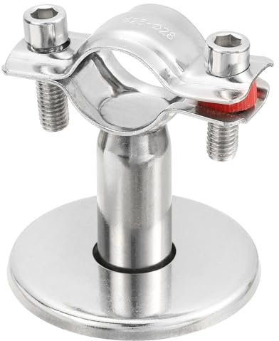 QUARKZMAN Rohrschellen Edelstahl，25mm Innendurchmesser Schlauchschellen, Höhe 45 mm Metallschellen Metallschellen Rohrhalterung Greifendechellen Schlauch Reparaturset kabelschellen