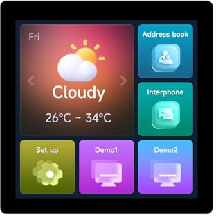 Waveshare ESP32-S3 4inch Capacitive Touch Display Development Board, 480×480, 5-Point Touch, 32-Bit LX7 Dual-Core Processor, Up to 240MHz Frequency, Supports WiFi, with Onboard Antenna