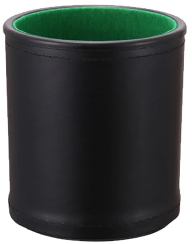 Haoyull PU Leather Dices Cup Hand Pattern Dices Shaker Cup Quiet Shakings Entertainment Dices Bowl for Dices Board Game Party