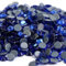 Diamantes de imitación de cristal AB de colores, fijación por calor con plancha para coser y decorar telas, zafiro, SS20, 1440 unidades