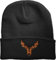 Mütze: Polygon Hirsch - Jäger Geschenke für Männer & Frauen - Outdoor Strickmütze - Beanie Herren (One Size - Schwarz)
