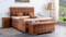 Boxspringbett Lanz 240x220, DS-Terrakota, 7-Zohnen Taschenfederkernmatratze, Ergoflex - Inklusive Aufbau - Deutscher Hersteller