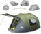 Night Cat Wurfzelt 2 Personen Wasserdicht: Pop Up Camping Zelt für Outdoor Sport Picknick Wandern Reisen
