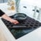 HomeMakers Induction Hob Protector Mat with Cooking Function | Large 61x53cm | Scratch and Spill Heat-Resistant Silicone Cover | Non-Slip Surface | Easy-to-Clean Kitchen Mat(Honeycomb Pattern)