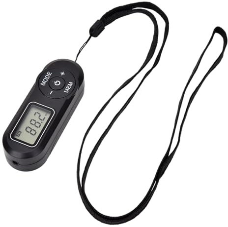 Mini Radio FM Compacte - Radio Baladeur Numérique, De Poche Légère | Récepteur Audio Manuel avec Cordon Intégré, Lecteur Numérique Portable À Prise Casque Adapté Aux Déplacements Urbains
