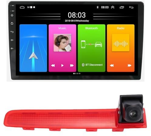 Android Autoradio mit GPS Navi + HD Bremsleuchte Rückfahrkamera für VW Amarok/Beetle/Bora/Caddy/EOS/Golf V 5 VI 6/Golf MK5 MK6/Golf Plus/Jetta III/Jetta Vl/A6/Passat Variant B6 B7/CC/Polo/Scirocco