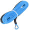MUNEFE Synthetic Winch Rope, Synthetic Winch Cable, Winch Wiring Kit for Most Winches Such As SUVs, Trucks, ATVs, UTVs, Etc (Blue)