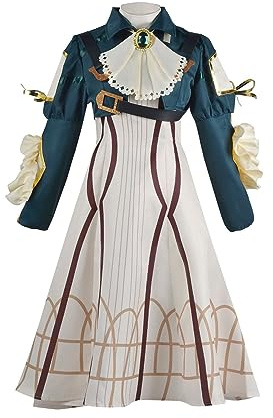 Costume de cosplay Violet Evergarden Violet Evergarden Cosplay Anime Uniforme Halloween Personnage de dessin animé