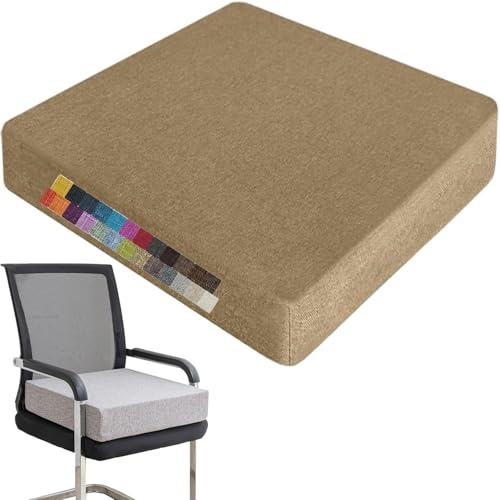 AIOLOVEMSR sitzkissen für gartenstühle 45x45x10cm Sitzkissen für Indoor & Outdoor Nutzung – waschbar, mit Reißverschluss,rutschfestes Sitzkissen für Gartenstuhl
