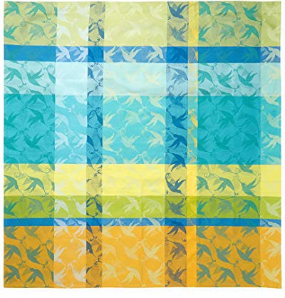 Garnier Thiebaut Tischdecke Mille Colibris Maledives 89 x 89 cm