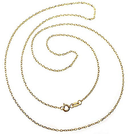 Inmaculada Romero IR 18K Massed Gold Chain 50 cm. 1,3 mm. 3,15 Grs.