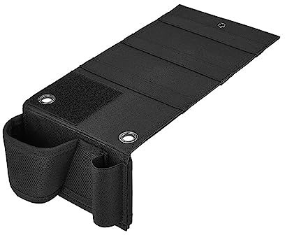 FIRECLUB Tactical Gear Bed Mattress Gun Holder Car Seat Pistol Gun Holster Adjustable Under Mattress Bedside Pistol Gun Holster Car Seat Desk Closet Gun Handgun Holster with Flashlight Loop Magazine