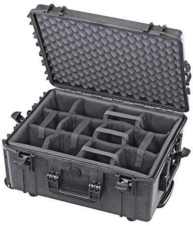Max Koffer mit Trolley, luftdicht