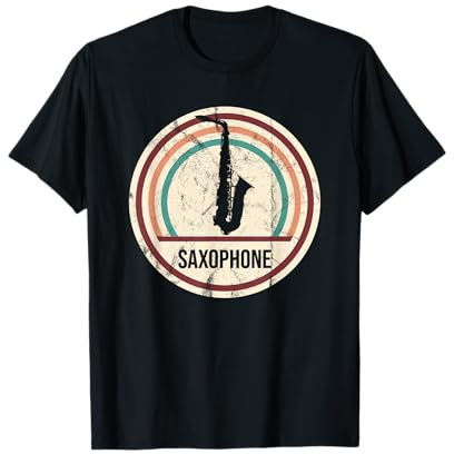 Cooles Retro Saxophon T-Shirt
