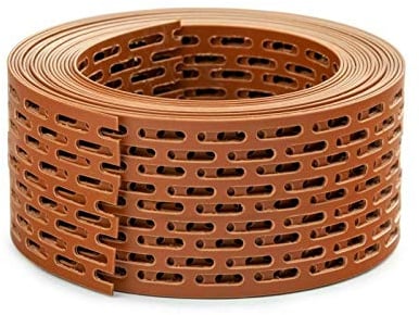 DQ-PP TRAUFGITTER – 50mm – ROLLE 3x 5m – ZIEGELROT – Polypropylen