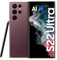 Samsung Galaxy S22 Ultra, Android Smartphone, 6,8 Zoll Dynamic AMOLED Display, 5.000 mAh Akku, 128 GB/8 GB RAM, Handy in Burgundy, inkl. 36 Monate Herstellergarantie [Exklusiv bei Amazon]