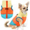 Idepet Hundemantel für Hunde und Katzen, mit Anker, Patchwork, gepolstert, für Welpen, Teddy, Chihuahua-Kostüme, Mops, Größe XS, S, M, L, Größe XL, Himmelblau