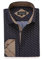 Alex Vando Mens Printed Dress Shirts Long Sleeve Regular Fit Button Down Shirt,Black,XL