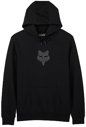 Fox Head Pullover Hoodie in Black/Black X-Large, Black/Black