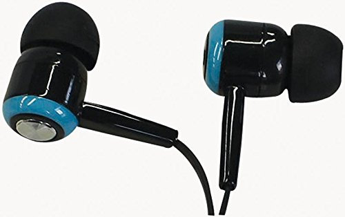 EARPHONE DIGITAL STEREO BLK/BLUE, Casque Filaire Audio Visuel, Qté X 1