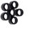 WOBBLO per Suzuki Burgman 125 400 650 250 Burgman 125 400 650 250 Moto di Alluminio di CNC Pinza Freno A Vite Copertura Decorativa Accessori (Color : Nero)