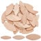 OLYCRAFT 300 Pcs Wood Working Biscuits Wood Joining Biscuits Beechwood Biscuits Plate Joiner Kit Assorted Beech Wood Chips Beech Wood Board Docking Tool for Crafting Woodworking（0# 10# 20#）