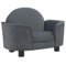vidaXL Hundebett, Hundekissen mit weicher Polsterung, Hundesofa Hundecouch für kleine Hunde Haustiere, Haustierbett Katzenbett, Dunkelgrau Samt