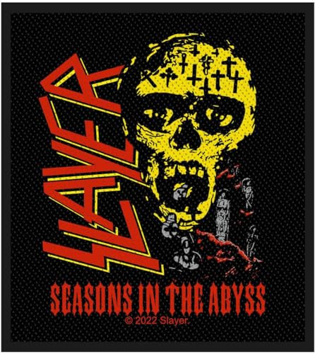 Slayer Seasons In The Abyss Unisex Patch multicolor 100% Polyester Band-Merch, Bands
