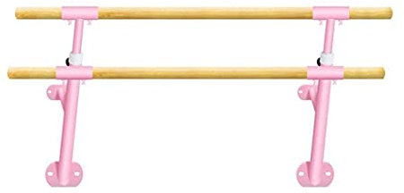 Ballettstange, Ballettstange, doppeltes festes Ballett, strapazierfähig, Tanzen, Dehnen, Ballett, Tanzstange, Fitness, Ballettstange für Kinder (Rosa 1 m) (Rosa 1,5 m) (Rosa 1 m) (Rosa 1 m)