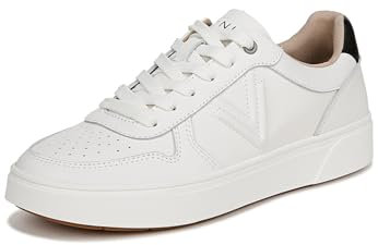 Vionic Women's Laceup Trainers Kimmie Court Shoes with Arch Support Wide Fit White