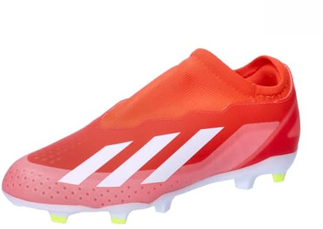 Adidas X Crazyfast League - Botas de fútbol Unisex para niños sin Cordones